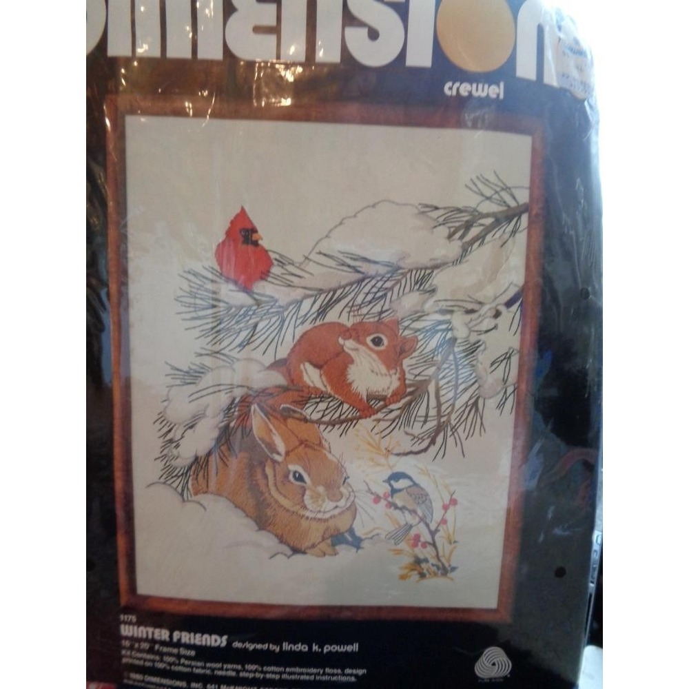 Dimensions Crewel Embroidery Kit Winter Friends